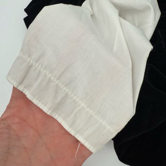 Vintage Oshkosh Collection Velvet Dress Size 4 90's Black Christmas Nutcracker - Picture 4 of 16